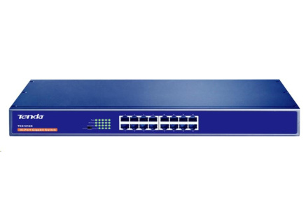 Tenda TEG1016G 16-Port Gigabit Ethernet Switch, 10/100/1000 Mb/s, Rackmount Tenda TEG1016G 16-Port Gigabit Ethernet Switch, 10/100/1000 Mb/s, Rackmount