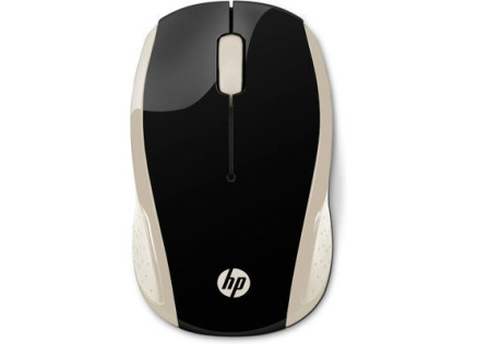 HP myš - 200 Mouse, Wireless, Silk Gold
