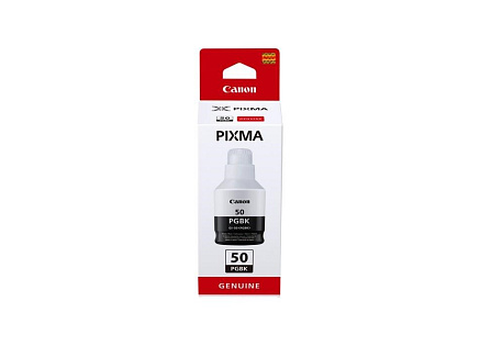 Canon BJ INK GI-50 PG Black Ink Bottle pro Canon PIXIMA G7050,G6050,G5050,GM4040 GM4050,GM2050 (6000 str.)