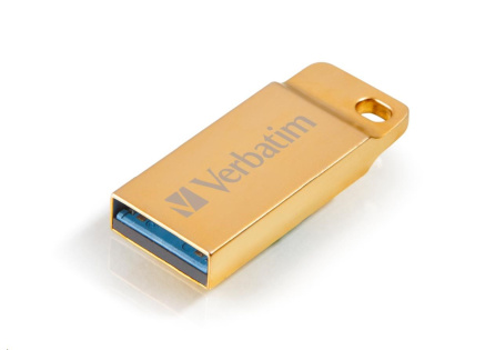 VERBATIM Flash Disk 64GB Metal Executive, USB 3.0, zlatá