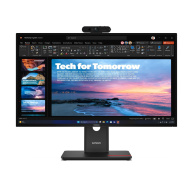 LENOVO LCD T27QD-40+MC60 - 27",IPS,16:9,2560x1440,120Hz,350cd,1500:1,4ms,HDMI,DP,DPout,DC,USBHub,USB-C(96W PD),RJ45,Pivo