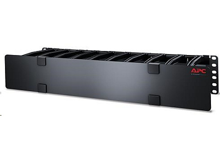 APC 2U Horizontal Cable Manager, 6" Fingers Top, Bottom Tie Down APC 2U Horizontal Cable Manager, 6" Fingers Top, Bottom Tie Down