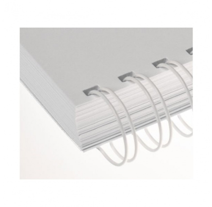 Kovové hřbety RENZ (2/1") 28,5 bílé