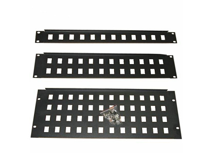 EUROCASE síťový panel 4U 48 port neosazený GA-28-4U, pro rozvaděče