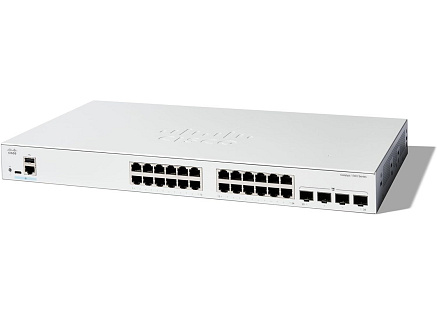 Cisco Catalyst switch C1300-24T-4X (24xGbE,4xSFP+,fanless) - REFRESH