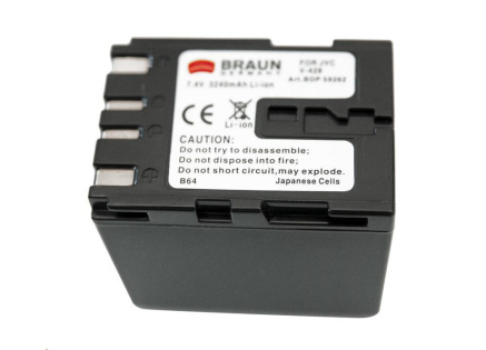 Braun akumulátor JVC BN-V428, 3240mAh