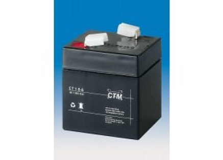 Baterie - CTM CT 6-1 (6V/1Ah - Faston 187), životnost 5let