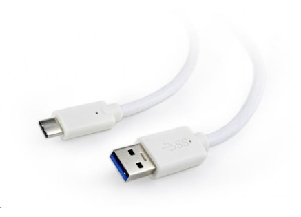 GEMBIRD Kabel USB 3.0 AM na Type-C kabel (AM/CM), 1,8m, bílý GEMBIRD Kabel USB 3.0 AM na Type-C kabel (AM/CM), 1,8m, bílý