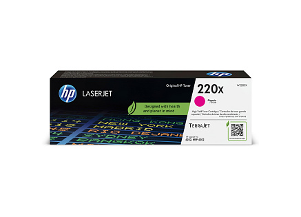 HP 220X Original Magenta LaserJet Toner Cartridge (5,500 pages)