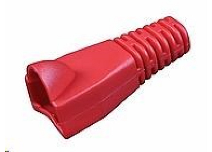 Solarix Ochrana RJ45 snag proof červená / 100ks S45SP-RD