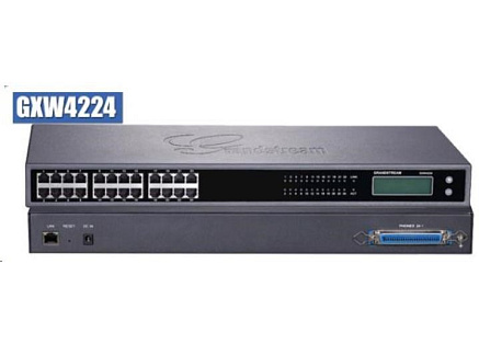 Grandstream GXW4224, analogová VoIP brána, 24x FXS, 1 × RJ45 10/100/1000 Mbps