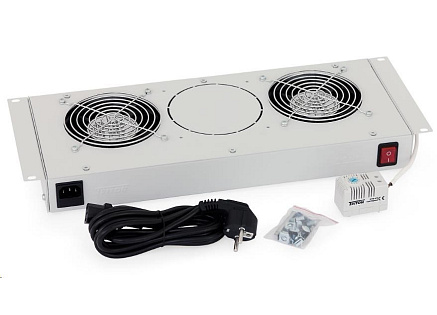 TRITON Ventilační jednotka spodní(horní) pro RBA-A6, RUA-1V-230V/15W termostat, šedá