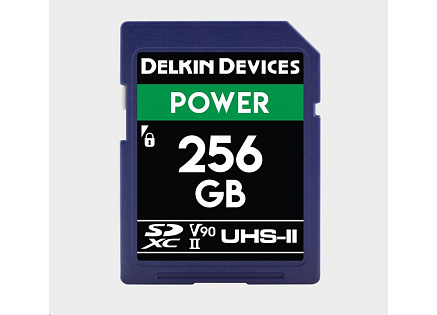 Delkin SD Power 2000X UHS-II U3 (V90) R300/W250 256GB