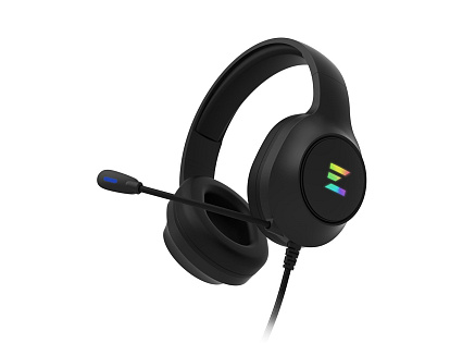 ZALMAN headset ZM-HPS310 RGB, Herní, Drátový USB, 7.1, černá