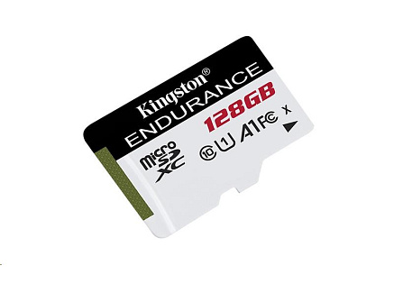 Kingston MicroSDXC karta 128GB High Endurance, 95R Class 10 UHS-I U1 Kingston MicroSDXC karta 128GB High Endurance, 95R Class 10 UHS-I U1