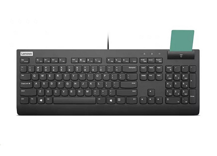 LENOVO klávesnice drátová Smartcard Keyboard II CZ/SK - USB, černá LENOVO klávesnice drátová Smartcard Keyboard II CZ/SK - USB, černá