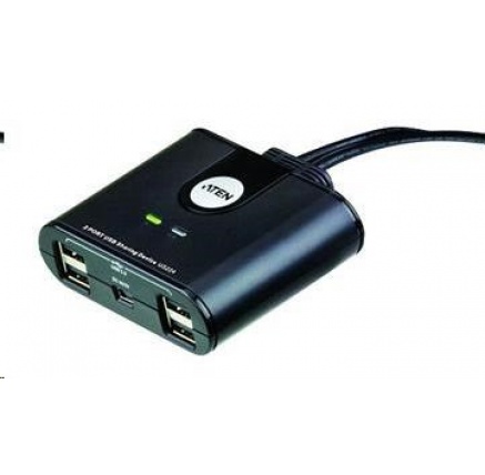 ATEN USB 2.0 Přepínač periferií 2:4 US-224