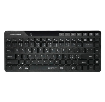 A4tech FStyler FBK26C AS, bezdrátová Dual mode Bluetooth+2,4G klávesnice, CZ, černá