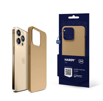 3mk ochranný kryt HARDY Silicone MagCase pro Apple iPhone 14 Pro, Gold 3mk ochranný kryt HARDY Silicone MagCase pro Apple iPhone 14 Pro, Gold