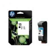 HP 15 Black Ink Cart, 25 ml, C6615DE (500 pages)