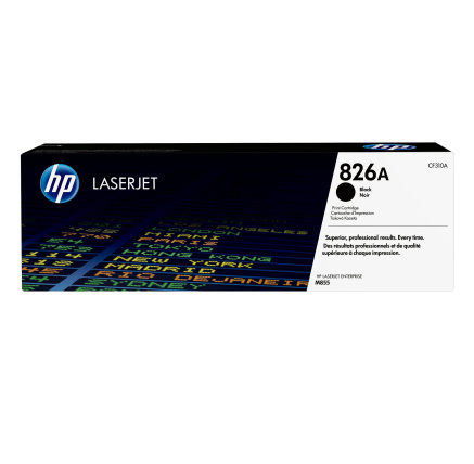 HP 826A Black LJ Toner Cart, CF310A (29,000 pages) HP 826A Black LJ Toner Cart, CF310A (29,000 pages)