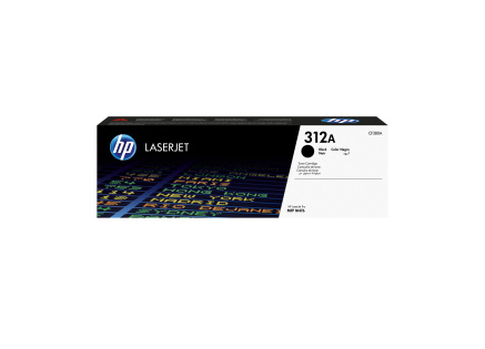 HP 312A Black LJ Toner Cart, CF380A (2,280 pages)