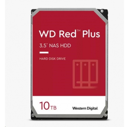 WD RED PLUS NAS WD101EFBX 10TB, SATA III 3.5", 256MB 7200RPM, 215MB/s, CMR