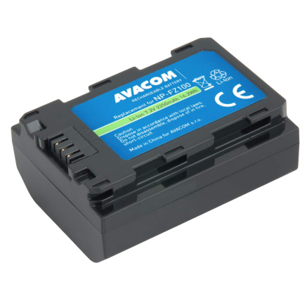 AVACOM baterie Sony NP-FZ100 Li-Ion 7.2V 2250mAh 16.2Wh AVACOM baterie Sony NP-FZ100 Li-Ion 7.2V 2250mAh 16.2Wh