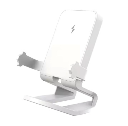 1stCOOL bezdrátová přenosná QI nabíječka 15W, panáček, USB-C, bílá 1stCOOL bezdrátová přenosná QI nabíječka 15W, panáček, USB-C, bílá