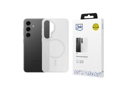 3mk ochranný kryt Smoke MagCase White pro Samsung Galaxy S25