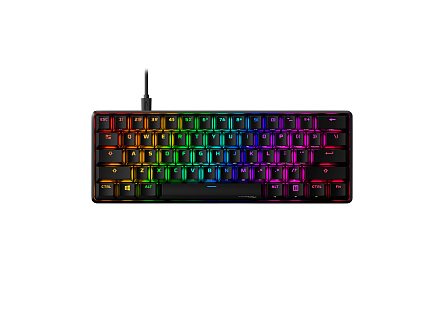 HyperX 60 Alloy Origins AQU Gaming Keyboard-US - Klávesnice