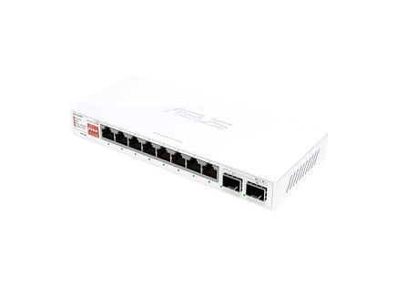 ASUS switch QG-U1080, 8x 2.5G RJ45, 2x 10G SFP+