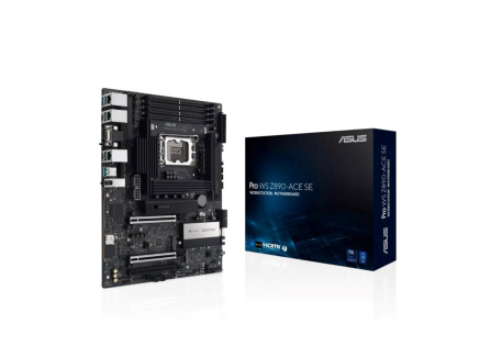 ASUS MB Sc LGA1851 PRO WS Z890-ACE SE, Intel Z890, 4xDDR5, 1xThunderbolt, 1xHDMI, 1xVGA, ATX
