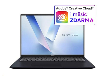 ASUS NTB Vivobook 16 (M1607KA-MB143), AI 5 330, 16" WUXGA, 16GB, 512GB SSD, Radeon, No OS, Quiet Blue ASUS NTB Vivobook 16 (M1607KA-MB143), AI 5 330, 16" WUXGA, 16GB, 512GB SSD, Radeon, No OS, Quiet Blue
