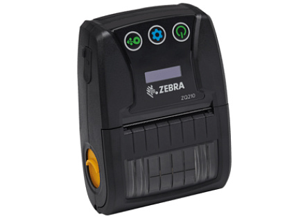 Zebra ZQ210, 8 dots/mm (203 dpi), linerless, CPCL, USB, BT (iOS), black