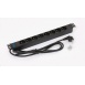 TRITON 19" rozvodný panel 8x230V ČSN - 2m, černý