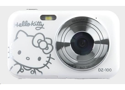 YASHICA Hello Kitty Digital Camera DZ-100 (White)