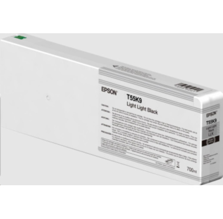 EPSON ink Singlepack Light Light Black T55K900 UltraChrome HDX/HD 700ml EPSON ink Singlepack Light Light Black T55K900 UltraChrome HDX/HD 700ml