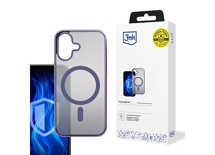 3mk ochranný kryt Frosty MagCase Purple pro Apple iPhone 16 3mk ochranný kryt Frosty MagCase Purple pro Apple iPhone 16
