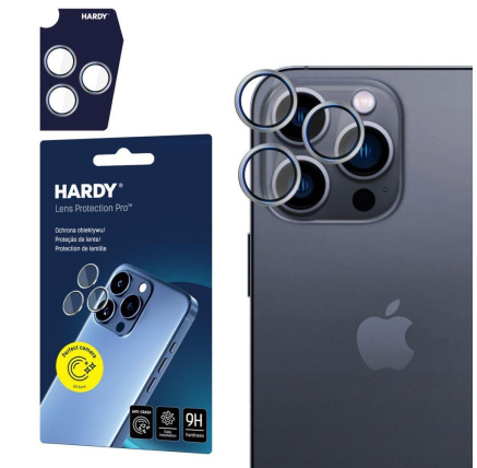 3mk Hardy Lens Protection Pro pro iPhone 16 Pro /16 Pro Max Titanium Silver 3mk Hardy Lens Protection Pro pro iPhone 16 Pro /16 Pro Max Titanium Silver