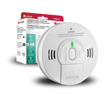 Kidde Hlásič plynu CO a hlásič požáru  K10SCO