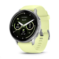 Garmin Venu® 4 - 45 mm Silver / Citron silikonový řemínek