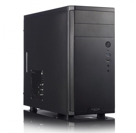 FRACTAL DESIGN skříň CORE 1100 mATX, 1xUSB 3.0 + 1x USB 2.0, Black, bez zdroje