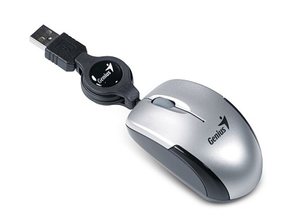 GENIUS myš MicroTraveler V2/ drátová/ 1200 dpi/ USB/ stříbrná GENIUS myš MicroTraveler V2/ drátová/ 1200 dpi/ USB/ stříbrná
