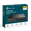 TP-Link VIGI NVR1004H-4P, videorekordér, 4 channels, 4xPoE, 1xSATA, 1x100Mb/s LAN, 2xUSB2.0, 1xHDMI,1xVGA