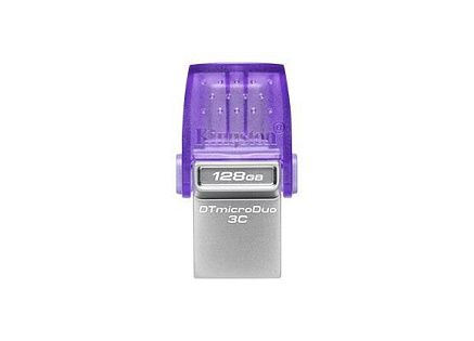Kingston Flash Disk 128GB DataTraveler microDuo 3C 200MB/s dual USB-A + USB-C Kingston Flash Disk 128GB DataTraveler microDuo 3C 200MB/s dual USB-A + USB-C