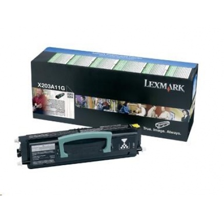 LEXMARK toner black pro X203n / X204n na 2500 stran LEXMARK toner black pro X203n / X204n na 2500 stran