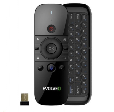 EVOLVEO FlyMotion D1, bezdrátová gyroskopická myš s klávesnicí EVOLVEO FlyMotion D1, bezdrátová gyroskopická myš s klávesnicí