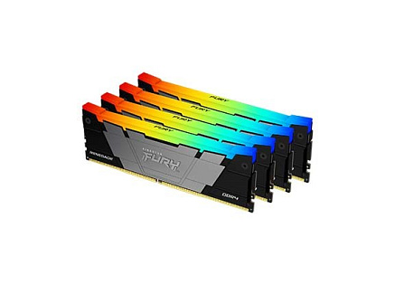 KINGSTON DIMM DDR4 64GB (Kit of 4) 3200MT/s CL16 1Gx8 FURY Renegade RGB