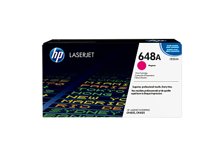 HP 648A Magenta LJ Toner Cart, CE263A (11,000 pages)